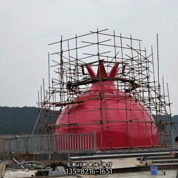 玻璃鋼水果石榴雕塑蔬菜果園造型景觀（2）