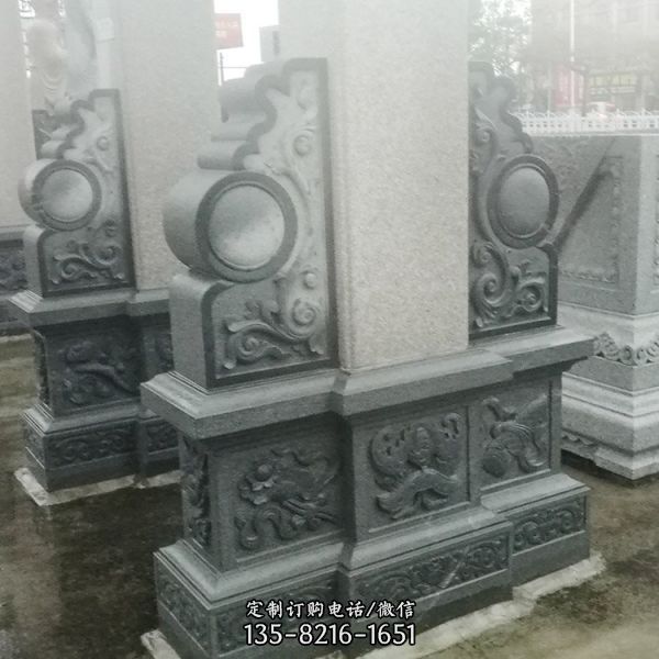 漢白玉雕刻石抱鼓庭院石鼓擺件一對（2）