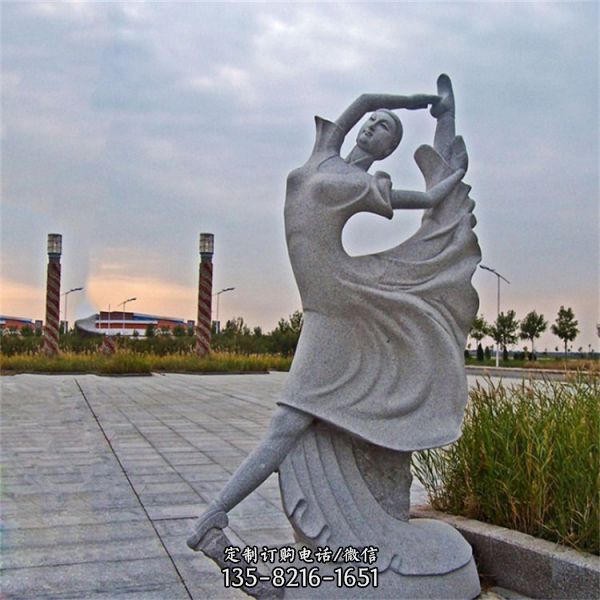 校園景區大型漢白玉人物景觀擺件雕塑（3）