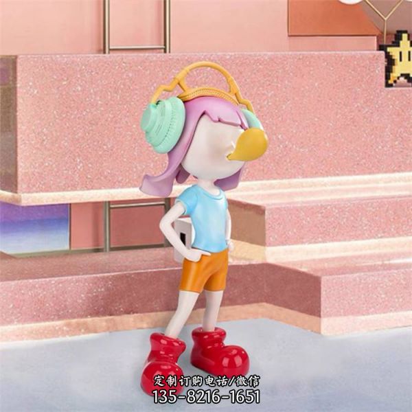 商場幼兒園玻璃鋼卡通公仔人物雕塑（2）