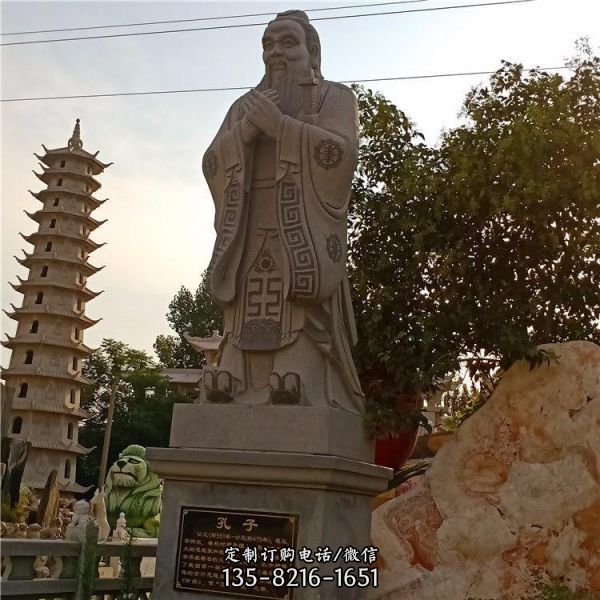 戶外城市廣場大理石石雕古代人物雕塑 （3）