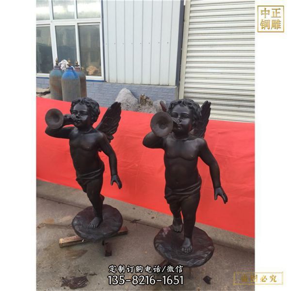 玻璃鋼銅雕戶外廣場(chǎng)西方人物雕塑（3）