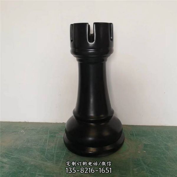 景區公園擺放玻璃鋼象棋雕塑（2）
