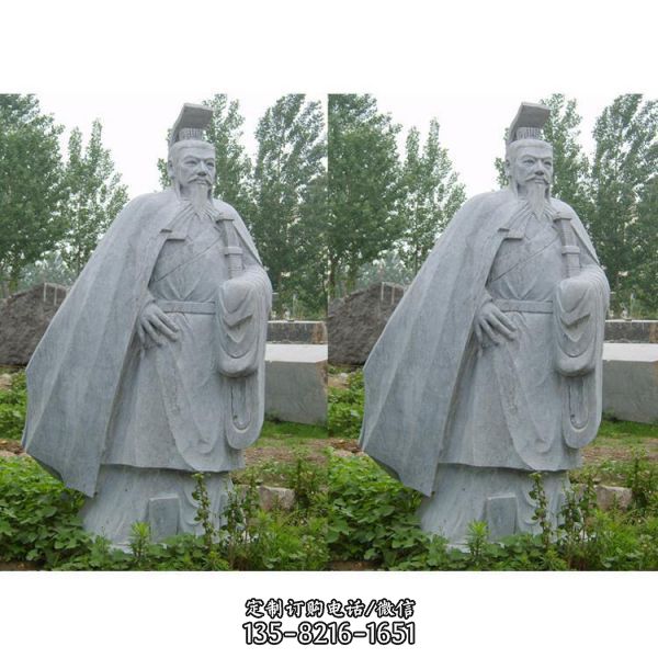 大理石石雕戶外古代人物雕塑