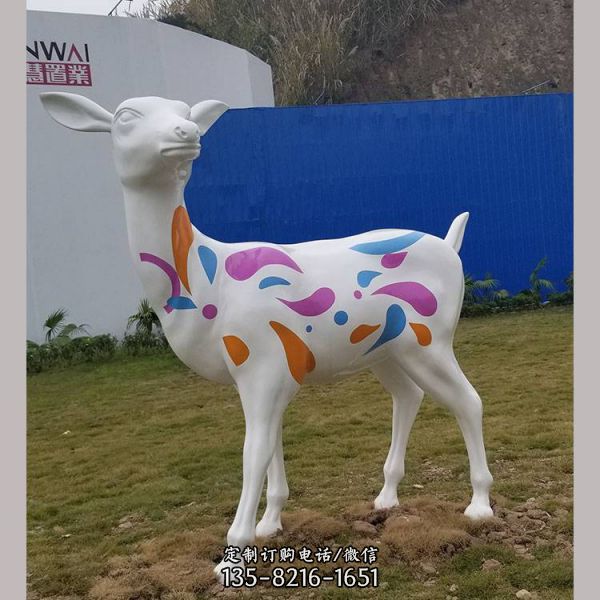  戶外景觀玻璃鋼彩繪馬雕塑雕像擺件（2）