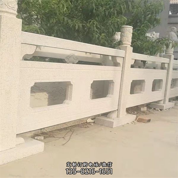 仿古花崗巖橋梁裝飾石雕欄桿 （2）