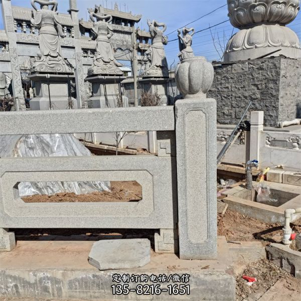 仿古花崗巖橋梁裝飾石雕欄桿 （1）
