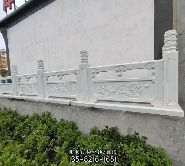 河道景區別墅裝飾漢白玉防護欄桿（1）