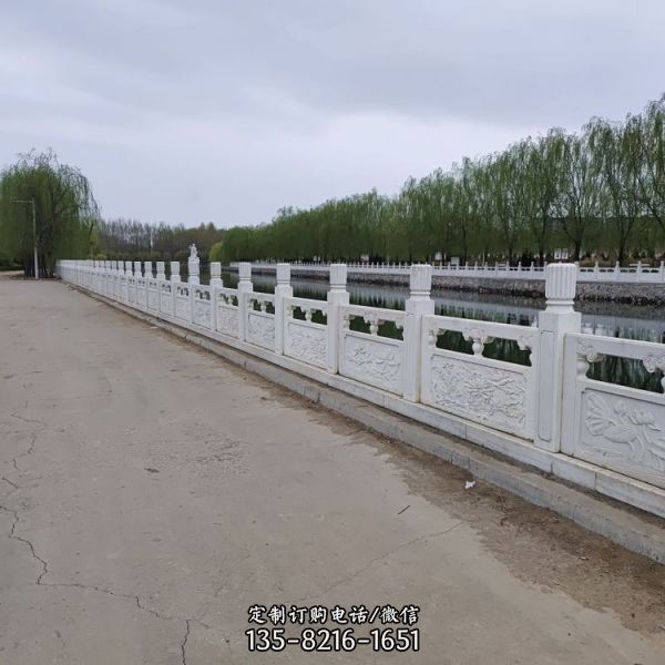 河道景區別墅裝飾漢白玉防護欄桿（2）