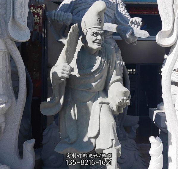 寺廟石雕濟公擺件（2）