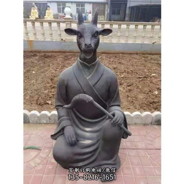 景區擺放大型十二生肖神像銅雕（2）