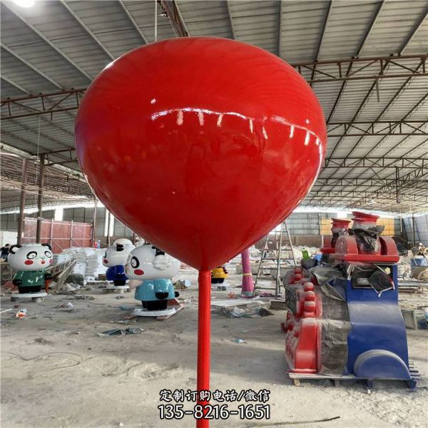 玻璃鋼氣球造型雕塑商業街廣場雕塑擺件（1）