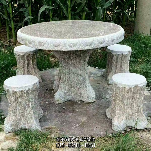  庭院別墅石凳 園林景觀石桌戶外擺件（2）