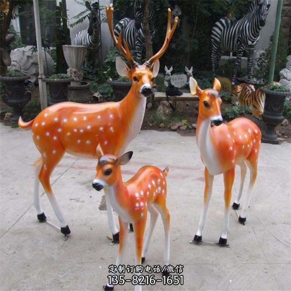  游樂園玻璃鋼卡通彩繪動(dòng)物雕塑 （6）