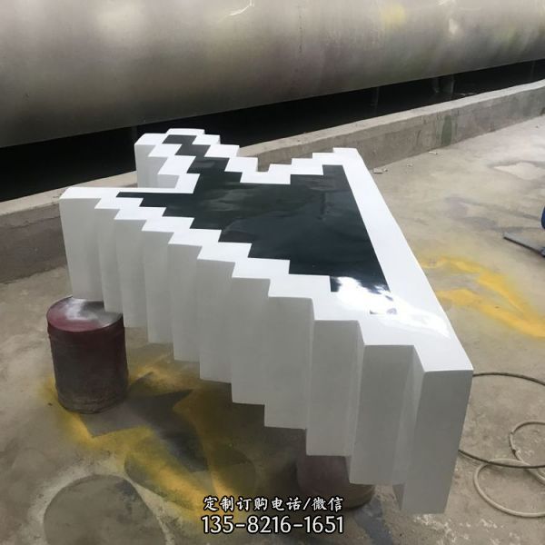 商場美陳箭頭造型兒童座椅（3）