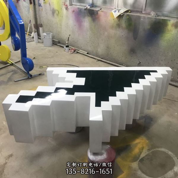 商場美陳箭頭造型兒童座椅（4）