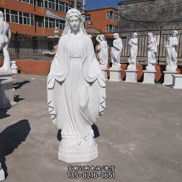 廣場(chǎng)擺放大理石歷史名人雕像（5）