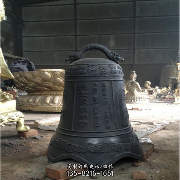 寺廟大型銅雕銅鐘雕塑（4）
