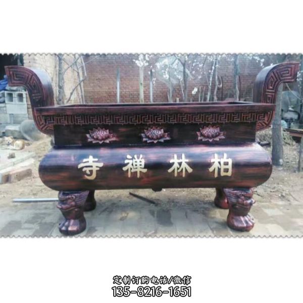 露天景區玻璃鋼大型香爐雕塑（1）
