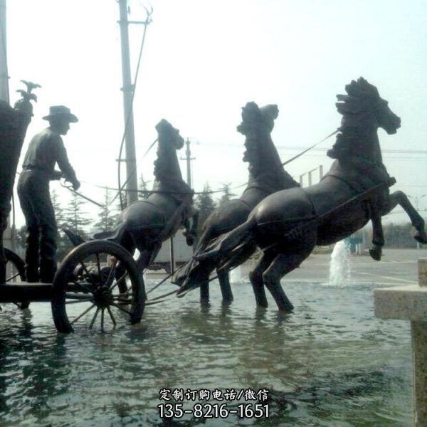 公園水景鑄銅荷花鯉魚動物銅雕擺件（2）