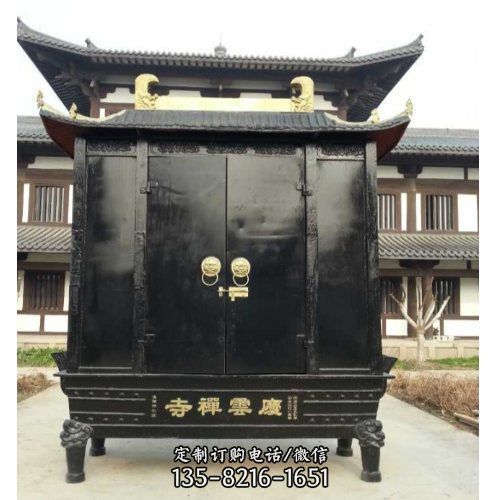 寺廟大型銅雕香爐雕塑（2）