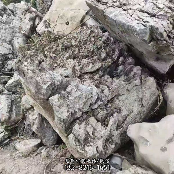 園林別墅造景龜紋石假山石（1）