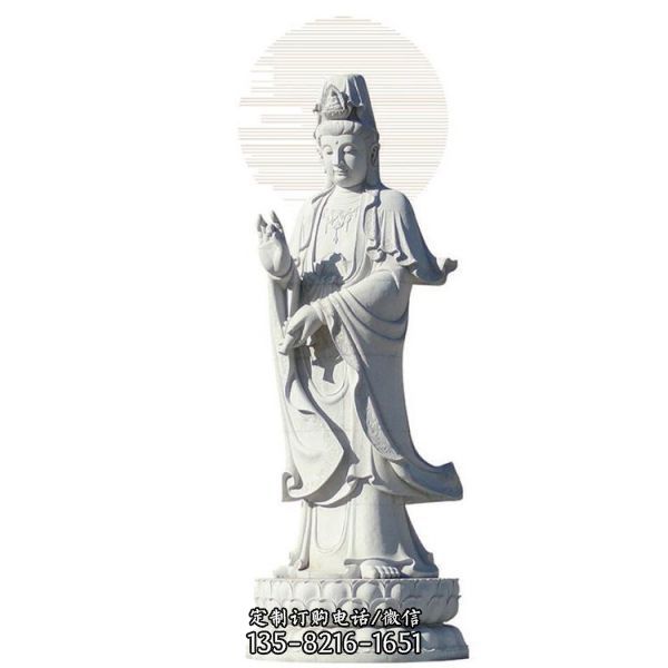 戶外廣場大型石雕佛像觀音雕塑（6）