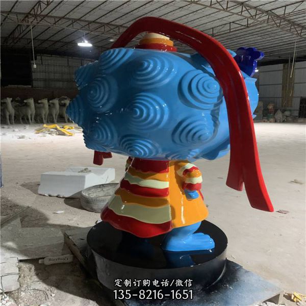 公園玻璃鋼卡通人物雕塑擺件（2）