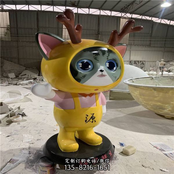 公園玻璃鋼卡通人物雕塑擺件（5）