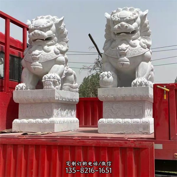 廣場(chǎng)景區(qū)擺件大理石獅子（5）