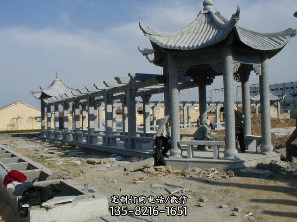 公園長廊、涼亭大理石石雕擺件雕塑（2）