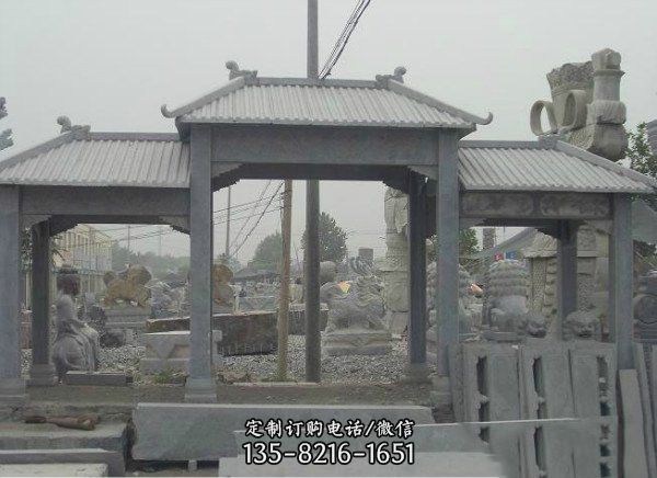公園長廊、涼亭大理石石雕擺件雕塑（3）