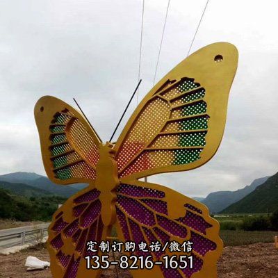 公園不銹鋼鏤空動物小品景觀雕塑（1）
