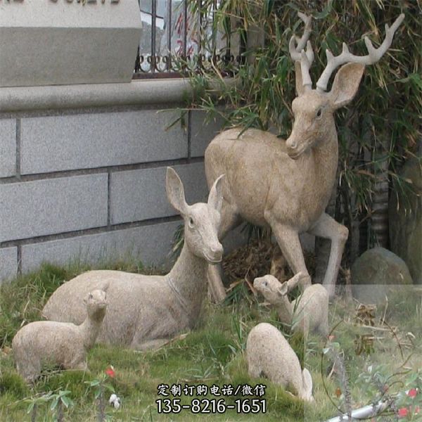 公園景區大理石石雕園林動物景觀雕塑（5）