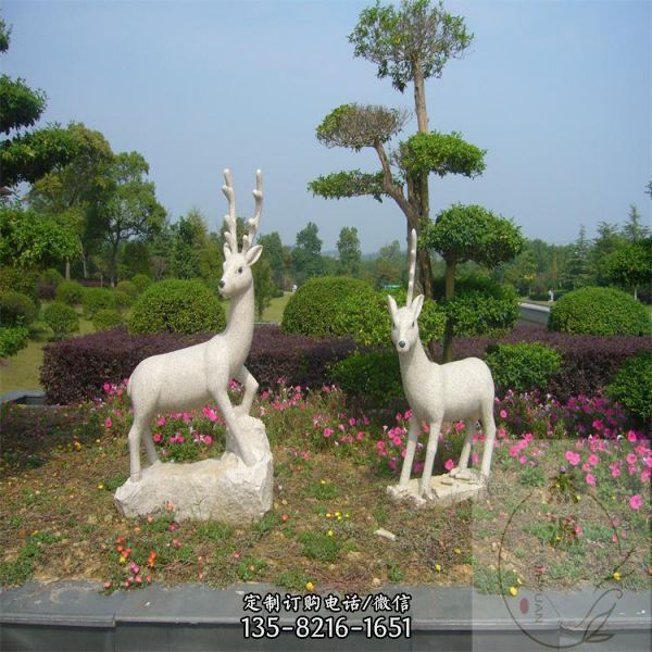 公園景區大理石石雕園林動物景觀雕塑（2）