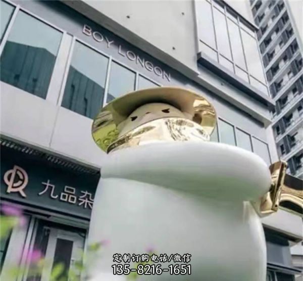 商場人物公仔擺件 玻璃鋼卡通功夫熊貓大俠雕塑 （3）