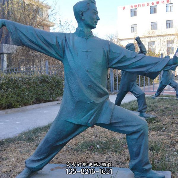 校園玻璃鋼胸像人物景觀雕塑（3）