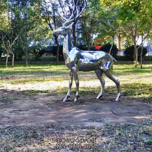 不銹鋼雕塑廣場小品 公園景觀抽象景觀雕塑（4）