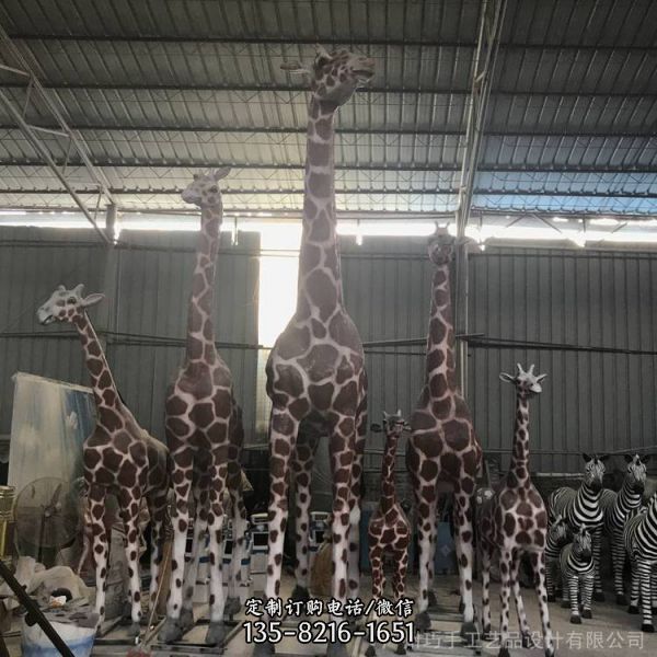 景觀玻璃鋼卡通彩繪動物雕塑（4）