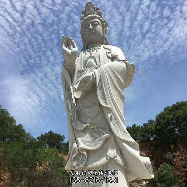 校園  寺廟大理石石雕園林景觀人物雕塑（6）