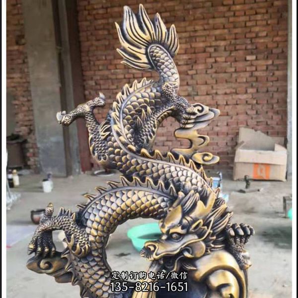 景區(qū)廣場擺放鑄銅動(dòng)物景觀雕塑小品（5）