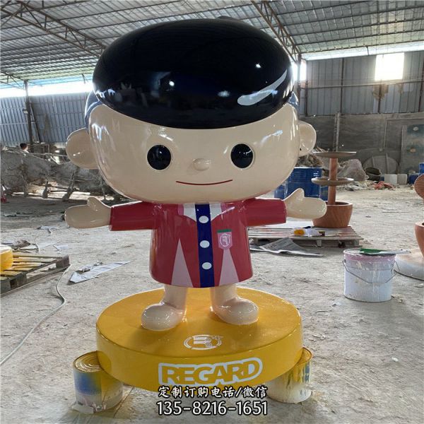 玻璃鋼街頭卡通公仔小品雕塑（2）