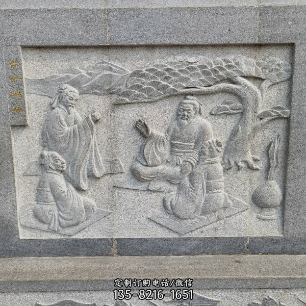 花崗巖做舊仿古石雕寺廟裝飾石雕壁畫照壁雕塑（3）