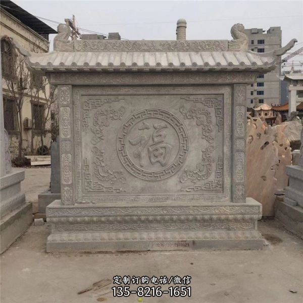 花崗巖做舊仿古石雕寺廟裝飾石雕壁畫照壁雕塑（2）