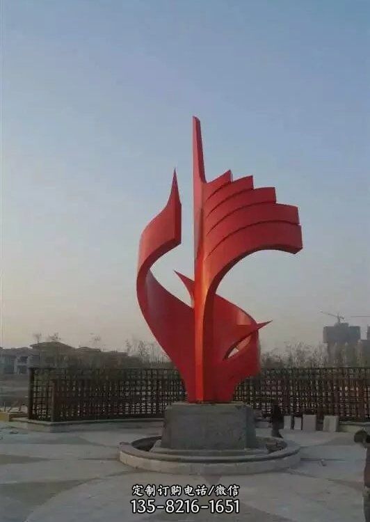 戶外不銹鋼大型景觀雕塑（1）