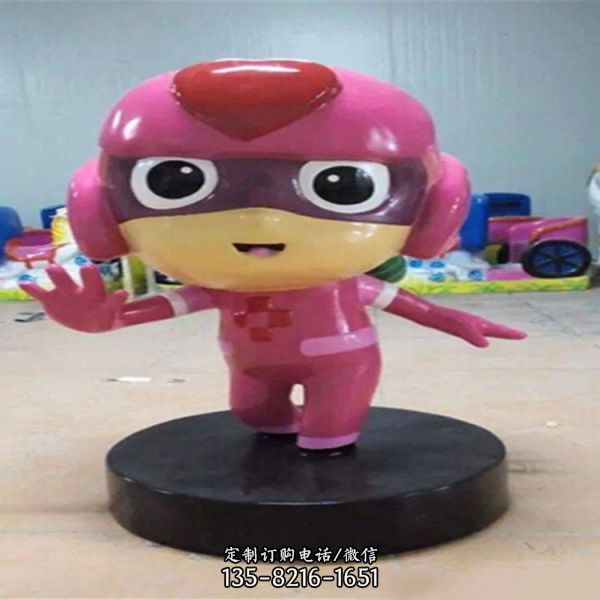 游樂場綠地裝飾玻璃鋼卡通動物雕塑（1）