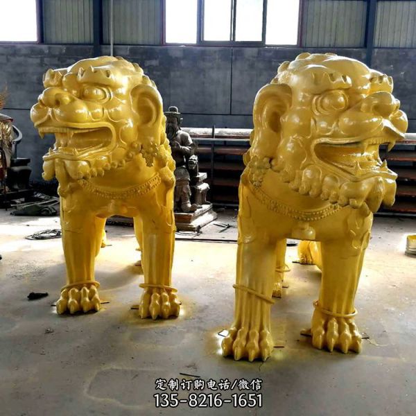 園林戶外銅雕獅子雕塑