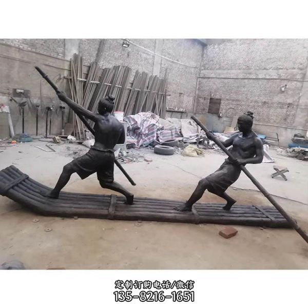 戶外景點銅雕創意民俗人物雕塑（1）