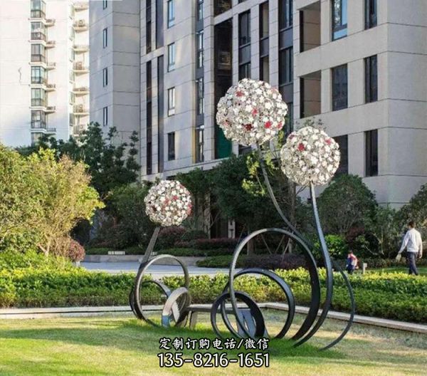 不銹鋼蒲公英創意公園景觀小品 （1）