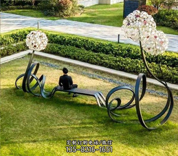 不銹鋼蒲公英創意公園景觀小品 （4）